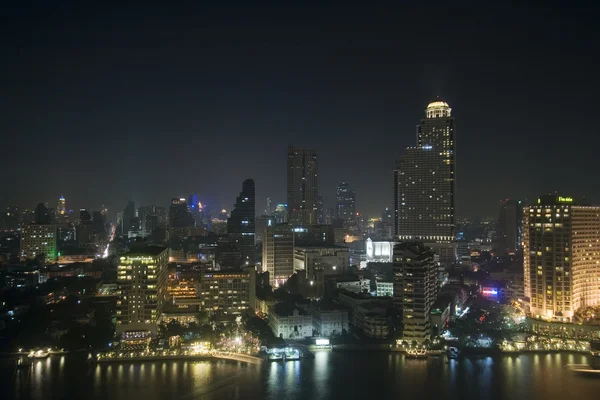 Bangkok Buildings at Night — Stock Photo, Image