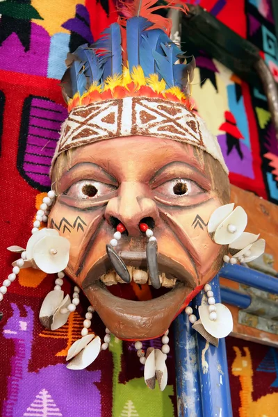 Máscara peruana — Fotografia de Stock