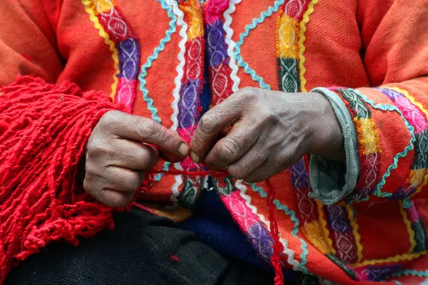 stock image Peruvian Knitter