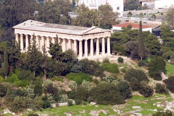 Tempel van Hephaistos Rechtenvrije Stockafbeeldingen