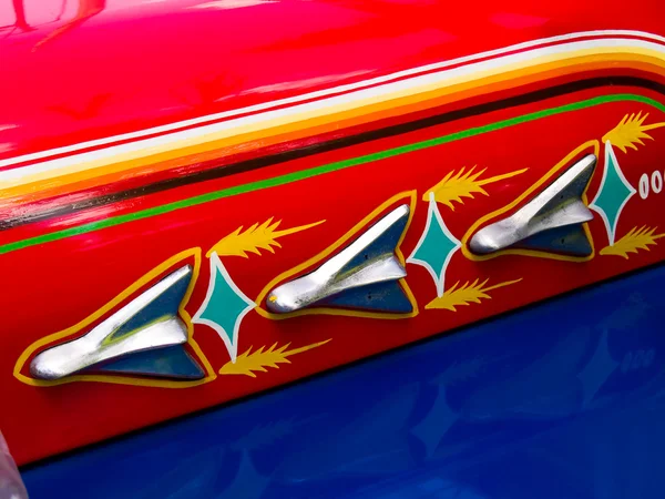 Filipino Jeepney Details with Accents — Stock Photo, Image