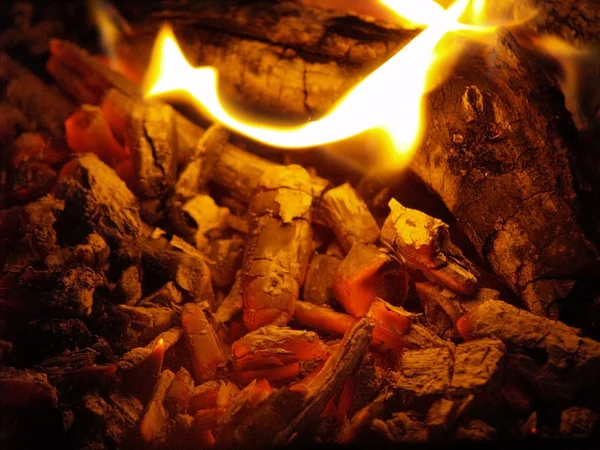 Flames and Embers — Stock Photo, Image