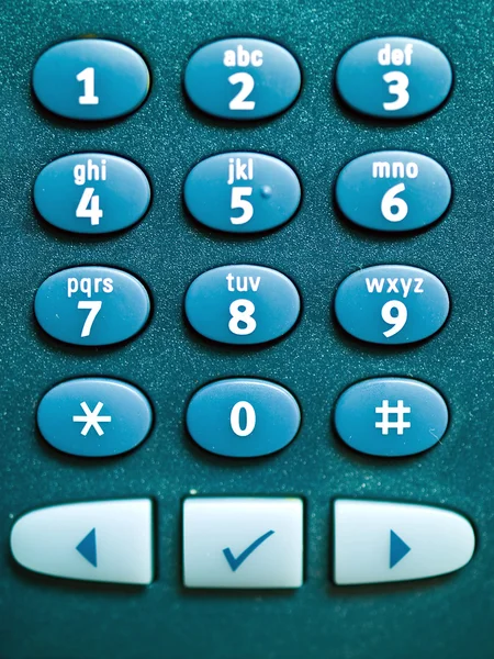 Telephone Keypad Macro — Stock Photo, Image