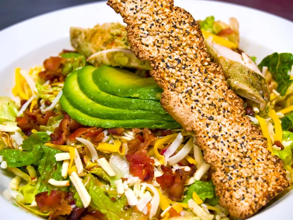 stock image Fresh Southwestern Style Salad with Avocado Slic