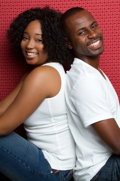 Africký americký pár — Stock fotografie
