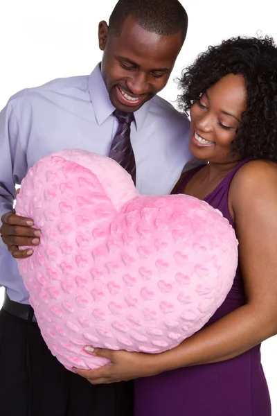 Sorridente coppia nera — Foto Stock