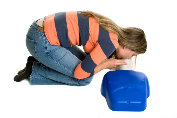 CPR Woman — Stock Photo, Image
