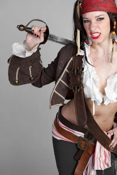 Сексуальный пират — стоковое фото