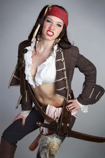 Пірат Хеллоуїн — стокове фото