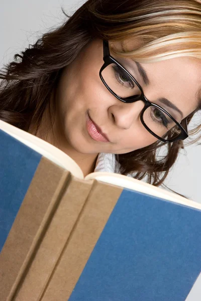 Woman Reading Book Stock Photo