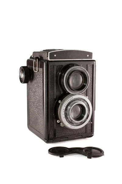 Παλιά φωτογραφική μηχανή μεσαίου φορμά — Φωτογραφία Αρχείου