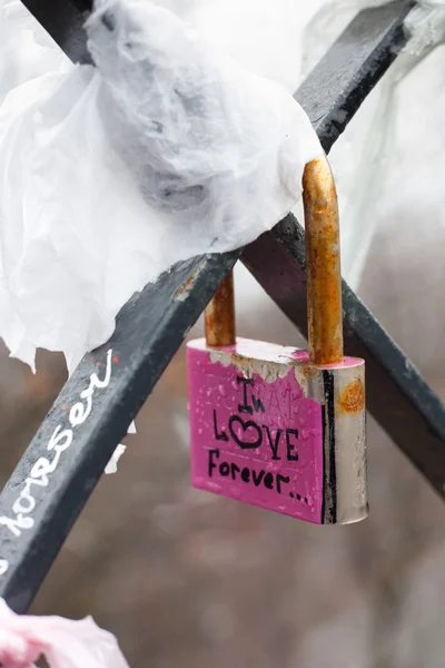 stock image Love forever lock