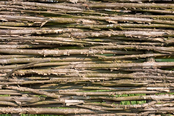 Wattled fence — Stock Photo, Image