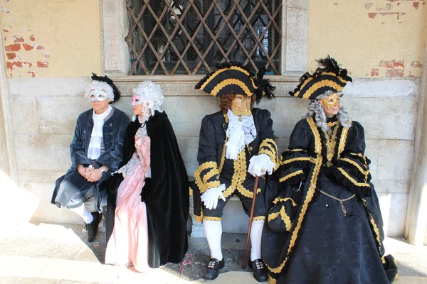 Venetië kleurrijke masker in liefde — Stockfoto
