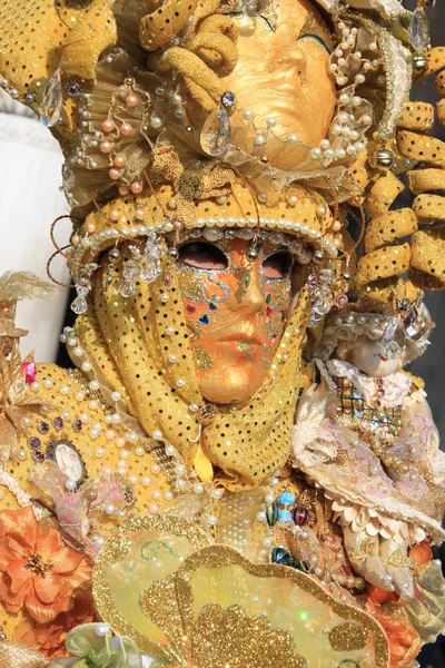 Venice colorful mask woman — Stock Photo, Image