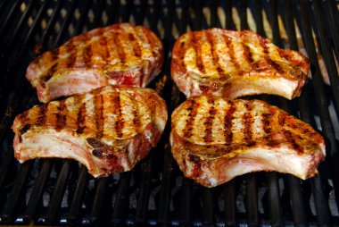 Barbecue Pork Chops clipart