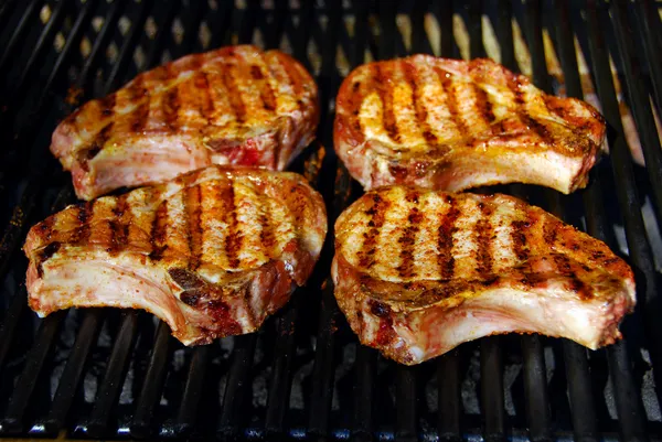 Côtelettes de porc barbecue — Photo