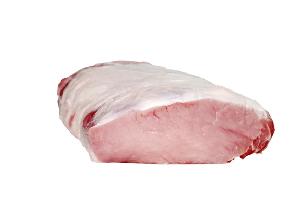 Carne de porco com vista frontal isolada assada — Fotografia de Stock