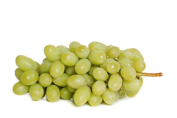 Bando isolado de uvas verdes — Fotografia de Stock