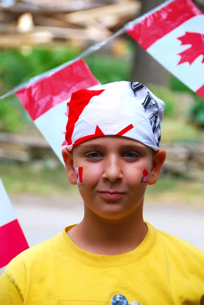 Canada Day Child — Stock Photo, Image