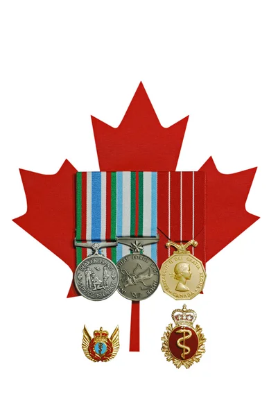 Canadian Medals — Stock Photo, Image