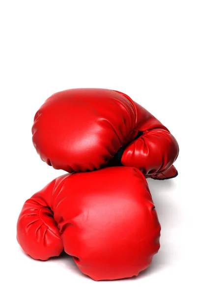 Boxerské rukavice, samostatný — Stock fotografie