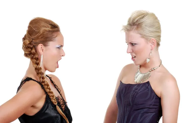 Two models arguing — Stock Photo, Image