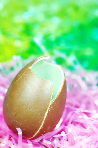 Δαγκωμένη Πασχαλινό αυγό — Φωτογραφία Αρχείου