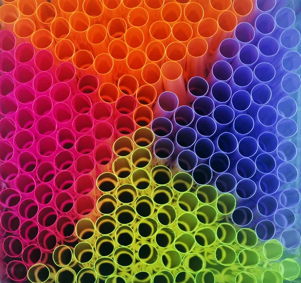Colorful straw background — Stock Photo, Image