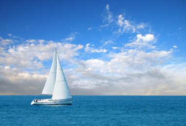 Modern sail boat