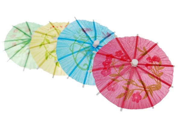 Asiatischer Regenschirm in einer Reihe — Stockfoto