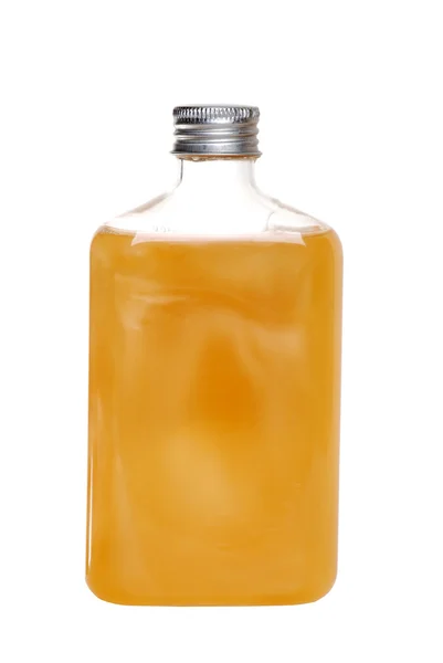 Flaska vanilj bubbelbad — Stockfoto