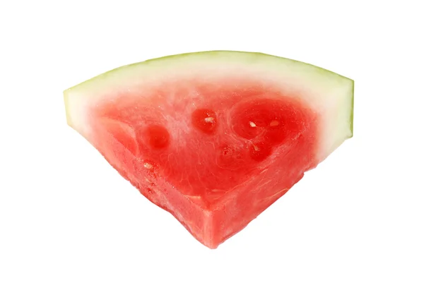 Geïsoleerde segment van watermeloen — Stockfoto