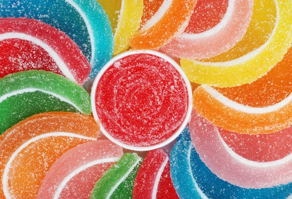 Candy fruit slices — Stock Photo, Image