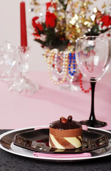 トリュフ チョコレート ケーキ — ストック写真