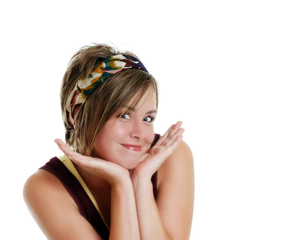 Teenager smiling — Stock Photo, Image