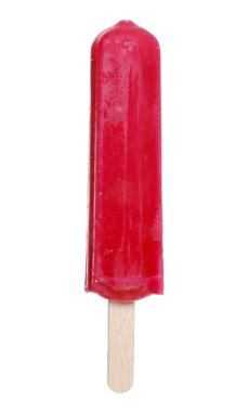 Cherry flavoured popsicle clipart