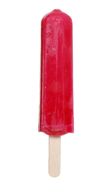 Cherry flavoured popsicle — Stock Photo, Image