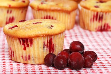 taze pişmiş limon yabanmersini muffins