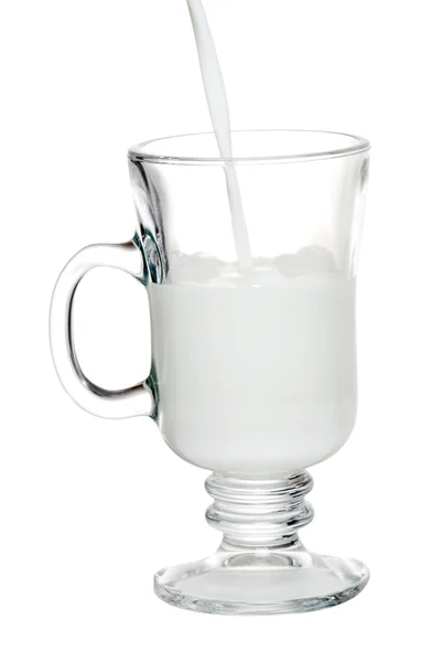 Φρέσκο ποτήρι κούπα του γάλακτος — Φωτογραφία Αρχείου