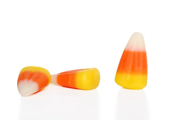 Three candy corn — Stock Photo, Image