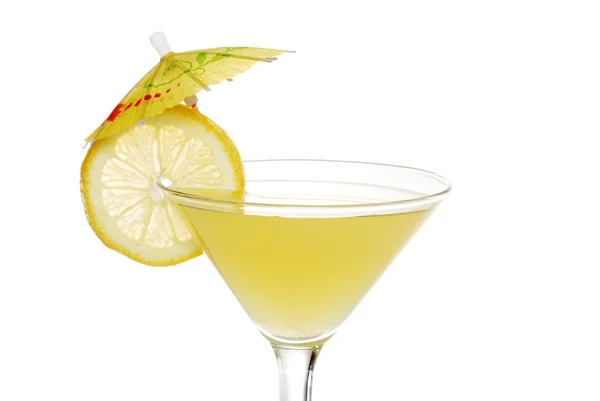 Gros plan d'un martini au citron — Photo