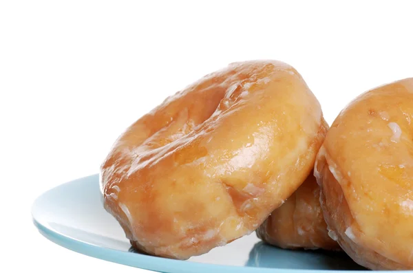 Closeup of glazed donuts — Stock Photo, Image