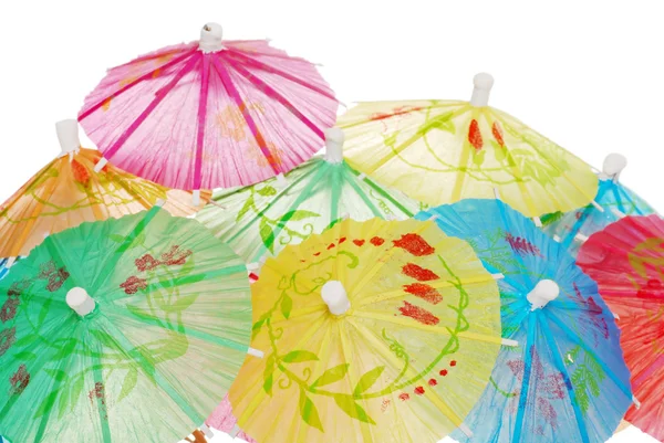 Asijské barevné deštníky — Stock fotografie