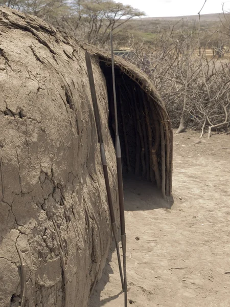 stock image Massai hut