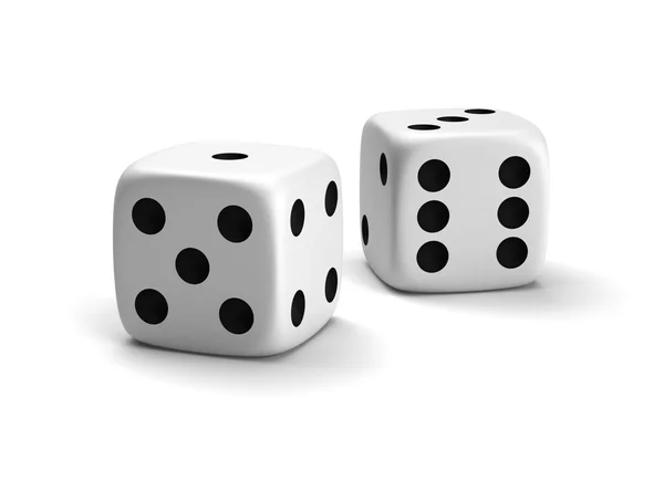 Lucky dice — Stock Photo, Image