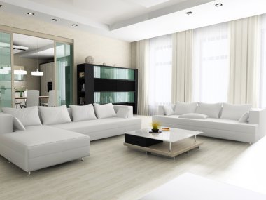 Modern interior clipart