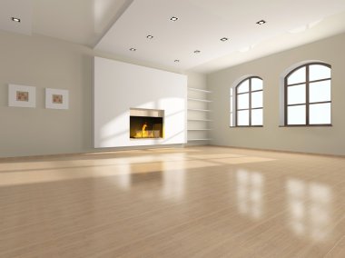 Hall interior clipart