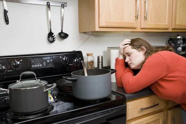 Kitchen frustrations — Stock Photo, Image