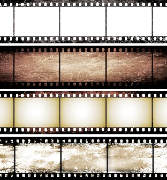 Isolated vintage film frame collection — Stock Photo, Image
